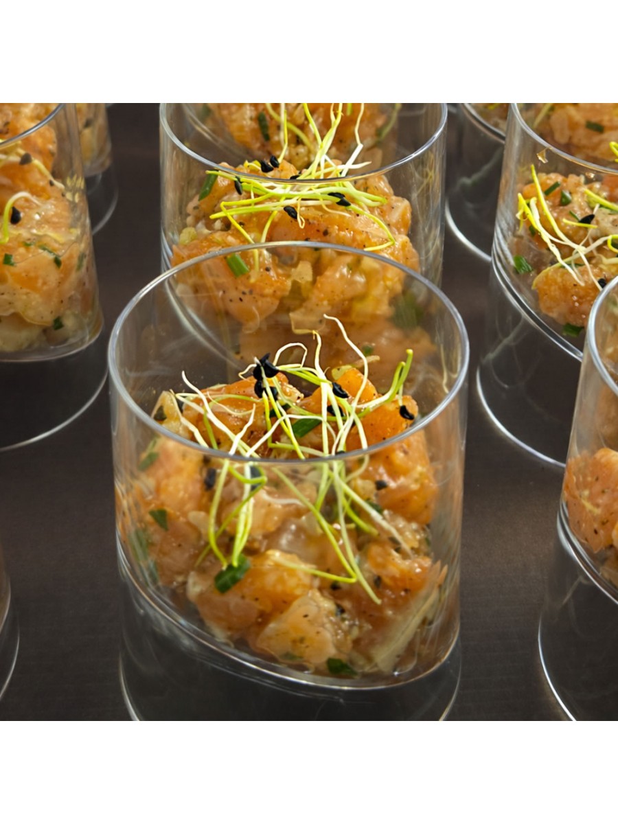 Verrines tartare de saumon