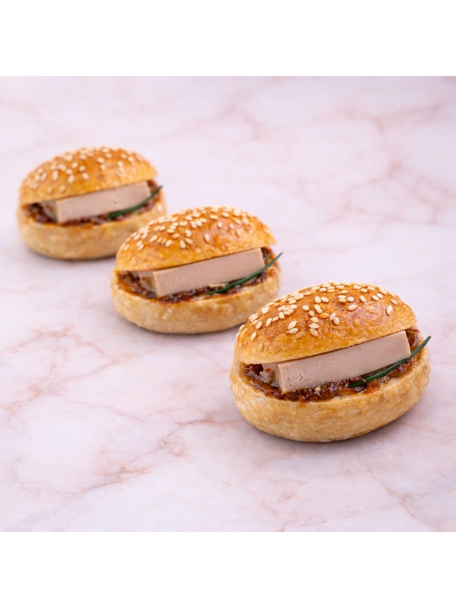 Mini navette au foie gras,...